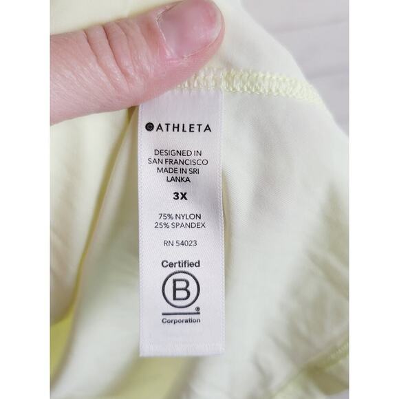 ATHLETA ULTIMATE TANK IN YELLOW, sz 3x - Picture 5 of 10